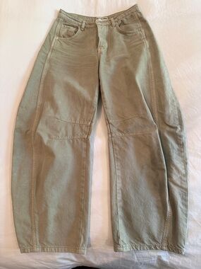 We The Free: good luck midrise barrel jean